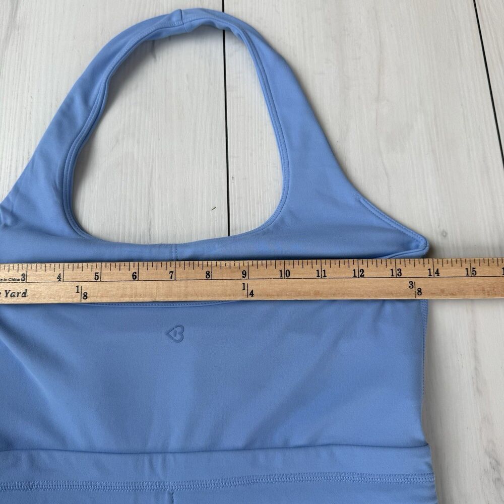 Blogilates Women's Small Game Set Match Halter Active Dress - Steel Blue - Picture 10 of 13